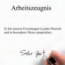 Arbeitszeugnis